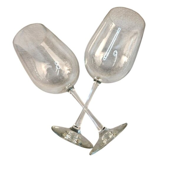 Clear Glass Wine Glasses, Water Goblets Thicker Glass Barware Drinkware Set Of - Picture 4 of 7